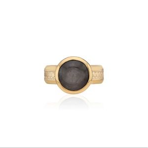 SOLD Anna Beck Grey Sapphire Cocktail Ring